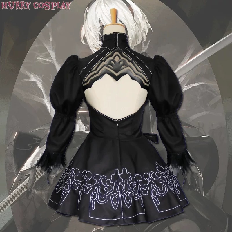 Game Cosplay,Nier: Automata,NieR Automata Yuhar 2b sister Cosplay Costume